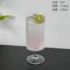Vaso Alto Recto para Jugo Hogareño Simple de Vidrio con Hielo Taza de Café Americano Taza para Bebidas Frías Agua Mineral con Gas Taza para Cócteles