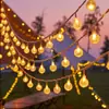 Luzes de Corda Decorativas para Acampamento ao Ar Livre Luzes Coloridas Luzes Piscantes Teto Céu Estrelado Decoração de Barraca de Acampamento Barraca de Aniversário Luzes de Atmosfera para Feira Noturna