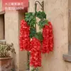 Nuevo Estilo Flor de Glicinia Grande de Tres Pétalos Decoración Flor Colgante Flor Artificial Enredadera Interior Boda Techo Enredadera de Plástico Planta Colgante