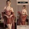 Pijama de Mujer Xianyi, Conjunto de Dos Piezas de Ropa de Casa Sexy con Tirantes de Terciopelo para Otoño e Invierno, con Almohadillas en el Pecho 801