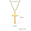 Collar con colgante de acero inoxidable transfronterizo Cadena para suéter de moda europea y americana para mujer 18K Tendencia Joyería Joker al por mayor