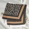 Pañuelo de Seda Estampado, Pañuelo Cuadrado Pequeño, Estilo Coreano para Mujer, Transfronterizo, Estampado de Leopardo, Paisley, Imitación de Seda, Pañuelo de Cuello, Stock Listo de Fábrica, Pañuelo de Gama Alta