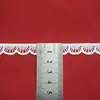 Fábrica de Ropa Interior Accesorios Punto Blanco Lado Único Seda de Leche Bordado Encaje Soluble en Agua Encaje de Barra Pequeña Encaje de Código de Barras