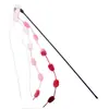 Venta directa del fabricante: Larga Varilla de Acero para Juguete de Gato con Pluma y Cascabel, Cabeza Intercambiable, Juguete Interactivo de Autoentretenimiento para Gato