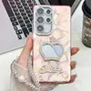 Funda para Teléfono Samsung S25 Ultra Cubierta Protectora para iPhone 17 A56 Adecuado para A16 Espejo de Letra Pulsera Película para Lente
