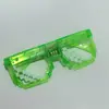 Gafas Luminosas LED Estilo Pixel Trendy Mosaico Accesorios Luminosos Gafas de Fiesta Gafas de Baile para Niños y Adultos