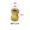 Tuerca de Cobre Termofusible Moleteada M4, Tuerca Moleteada Patrón Piña, Tuerca Moleteada Termofusible, Tuerca Moleteada Estampada, Tapa de Tuerca