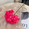 Buquê de Flor de Hortênsia Pirulito para Noiva, Decoração de Arranjo Floral para Salão de Casamento, Flores Artificiais