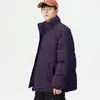 Nueva Chaqueta de Invierno 2025 con Cuello Alto Engrosada Cálida para Hombres Jóvenes y de Mediana Edad Ropa Exterior de Algodón Holgada para Hombres Chaqueta de Algodón a Prueba de Viento para Parejas