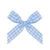Cinta de Cuadros de Puntos para Manualidades Tejida a Mano 2.5*4.5cm Lazo Atado a Mano Decoración para Caja de Regalo Se Puede Hacer con Muestras
