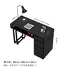 Conjunto de Mesa e Cadeira para Manicure Cadeira de Manicure Cadeira para Cliente de Manicure Sofá com Suporte Lombar Cadeira com Encosto Cadeira de Maquiagem Cadeira de Computador