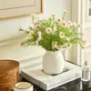 Flor Artificial Margarida Pequena Flor Artificial Crisântemo Selvagem Camomila Vaso Decorativo Arranjo de Flores Estilo Pastoral Interno Arranjo de Flores Biônico