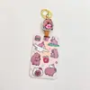 Kabibala fofo desenho animado Porta-cartão de estudante Yangchengtong Porta-cartão de permissão de trabalho do metrô Chaveiro Pingente de bolsa