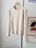 Camiseta Base Suave y Gruesa Cepillada para Mujer Otoño e Invierno 2025 Holgada Adelgazante Cuello Alto Pequeño Manga Larga