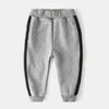 Calça de caxemira infantil, calça esportiva acolchoada para meninos, calça infantil outono e inverno, calça casual para bebês, uma geração de cabelos