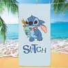 Nueva Toalla de Playa Estampada de Venta Caliente Transfronteriza Stitch Kuromi Toalla de Playa Toalla de Dibujos Animados para Niños Venta al por Mayor Paño de Toalla