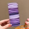 Cor Macaron Anel de Toalha Infantil de Alta Elasticidade Sem Costura Anel de Bola para Cabelo de Meninas Corda de Cabelo Tendões de Borracha para Trança de Bebê