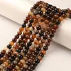 Cuentas de Ágata de Colores Pulsera DIY Hecha a Mano Collar Accesorios de Joyería Suministro de Puesto Callejero Cuentas Sueltas de Jade Al por Mayor