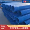 Suministro Directo de Fábrica Tubo Filtro para Pozos de Agua Profunda Azul 125 140 160 Pvc