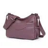 2023 Novas Bolsas Bolsa Transversal de Grande Capacidade Bolsa Feminina Bolsa Quadrada Pequena Couro Macio Casual Bolsa de Ombro Feminina de Comércio Exterior