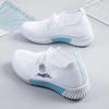 Verano Nuevos Zapatos de Mujer Antideslizantes Transpirables Malla Grande Zapatos Blancos Versátiles Huecos Deportivos Casuales Zapatos de Verano para Mujer