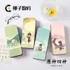 Estuche para Gafas de Caja de Hierro, Se Puede Imprimir con Logo, Portátil y Resistente a la Presión, Estuche para Gafas con Pintura en Spray de Dibujos Animados, Estuche de Moda para Gafas Ópticas