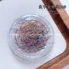 Nuevo arte de uñas estilo japonés hilo dorado y plateado, hilo fino con purpurina, malla de hilo multicolor versátil, material de hilo dorado y plateado de 14 colores
