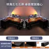 Escritorio de Gaming de Esquina Escritorio de Computadora Escritorio de Escritorio Hogar Doble Escritorio Estantería Mesa de Esquina para Dormitorio Escritorio de Oficina Mesa de Trabajo