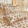 Par de Fundas de Almohada de Algodón Terciopelo de Leche con Encaje Funda de Almohada Gruesa Cálida Funda de Almohada Individual con Terciopelo