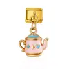 Pulsera Colgante Collar Serie Banderas Nacionales Transfronterizas Módulo Estilo Italiano Corazón Zodiaco Collar Anillo Pulsera