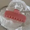 Presilha de Cabelo Estilo Francês Cor de Gelatina, Exquisita e Versátil, Presilha de Tubarão Esqueleto de Tamanho Médio, Acessório de Cabelo de Alta Qualidade