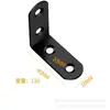 Suporte de Ângulo Multifuncional Fadeli Hardware Suporte de Ângulo Fixo Três Lados Suporte de Suspensão Suporte de Prateleira em Forma de L Ângulo Reto Barra de Ângulo Preto