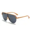 Nuevas Gafas de Sol de Lente Único Transfronterizas Europeas y Americanas de Moda para Mujer, Gafas de Sol de Moda de Marco Grande de Alta Gama para Protección Ocular Ciclismo