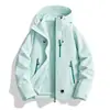 Chaqueta 3 en 1 para Mujer Kongshan Rain Modelo Nuevo 2026 para Mujeres Petites, Chaqueta con Capucha, Chaqueta de Senderismo para Mujer, Chaqueta de Senderismo para Hombre