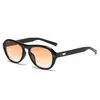 Nuevas Gafas de Sol Ovaladas Cat-Eye de Moda para Mujer con Protección Solar, Gafas de Sol Lisas Adelgazantes de Verano, Gafas de Sol Retro Personalizadas para Hombre