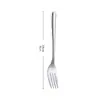 Cuchillo, Tenedor y Cuchara de Acero Inoxidable Elegante Juego de Vajilla, Cuchillo, Tenedor y Cuchara para Filete Específicos para Hotel, Cuchara y Tenedor para Postre Doméstico