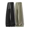 {Directo del fabricante} Otoño/Invierno 2026 Nuevo Estilo Americano Pantalones de Chándal Anchos Curvos con Tres Rayas para Hombre, Pantalones Casuales Holgados para Primavera/Otoño