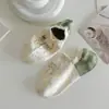 Meias Invisíveis de Barco Cartoon para Primavera e Verão Femininas, Meias Curtas Antiderrapantes de Corte Baixo, Estilo Fresco e Jovem Meias de Corte Baixo