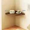 Estante de Pared, Estante Triangular, Estante de Almacenamiento Encima del Escritorio, Organizador para Libros y Papelería, Solución para Ahorrar Espacio