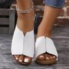 Sandalias de Diapositiva de Verano para Mujer Tallas Grandes 2025 - Estilo Europeo y Americano, Ligeras, Casuales, Modernas para Uso Exterior, a la Moda