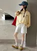 Conjunto de Verano con Protección Solar de Manga Larga para Niñas, Nuevo Modelo 2026 para Chicas de Secundaria, Conjunto de Dos Piezas de Camiseta Delgada y Shorts
