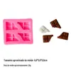 Molde de Silicone para Cupcake Fondant DIY Formato de Abacaxi Laranja Framboesa Mirtilo Chocolate Sorvete Transfronteiriço