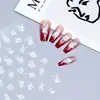 Nuevo Calcomanía de Arte para Uñas en Relieve Estéreo 5D Mariposa Flor Encaje Moño Tulipán Calcomanía de Uñas de Alta Gama