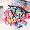 Explotaciones de Comercio Exterior Anillo para el Pelo de Lazo Infantil Accesorios para el Cabello Niñas No Golpear el Cabello Niñas Colorido Adorno para la Cabeza Alta Elasticidad