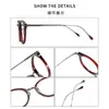 Armazón de Gafas Hecho a Mano Estilo Japonés de Titanio Puro Unisex Lo-102 Armazón Ovalado Retro de Acetato Bj Mismo Estilo de Armazón de Gafas