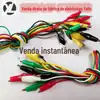 Fio Colorido de Cinco Cores Pequeno, Médio e Grande com Clipe Jacaré de Duas Pontas Fio de Teste Fio de Conexão Digital