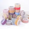 Fio de algodão de três cores de quatro fios Boting, pulseira de cordão colorido trançado feito à mão DIY, cordão para alça, resistente ao desgaste, material de cordão sem trama