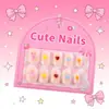 Piezas de Arte para Uñas de Dibujos Animados para Niños, Piezas de Uñas Portátiles Hechas a Mano de Anime Lindas, Parches de Uñas Terminados, Uñas Postizas, Piezas de Uñas