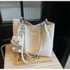 Bolso Transfronterizo de Gran Capacidad para Mujer Primavera y Verano Combinable 2025 Nuevo Simple Casual Moda Bolso Tote de Hombro para Estudiantes Universitarios