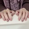 30 Peças de Arte para Unhas Usáveis Estreladas Rosa Gato Olho Deslumbrantes Transfronteiriças, Coleção de Unhas Postiças Removíveis